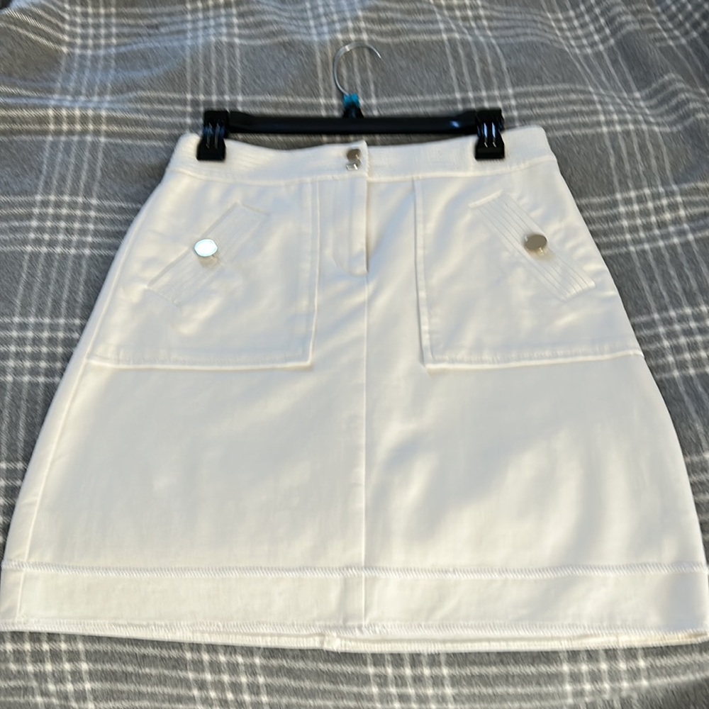 White skirt Loft